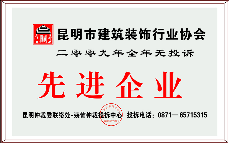 先进企业（二零零九年全年无投拆）